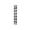 APC Rack cable management panel (vertical) - black AR8442